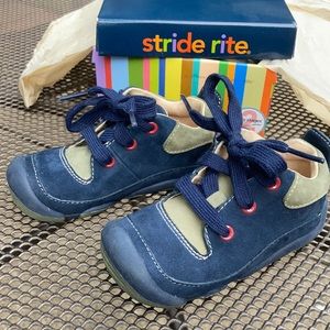 Stride Rite 5M leather shoes ‘sky’